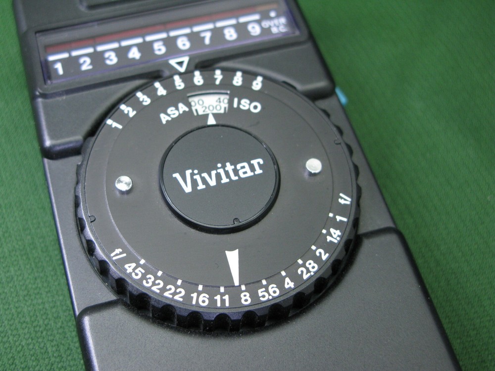 Vivitar Electronic Flash Computer Flash Meter Black Read Description