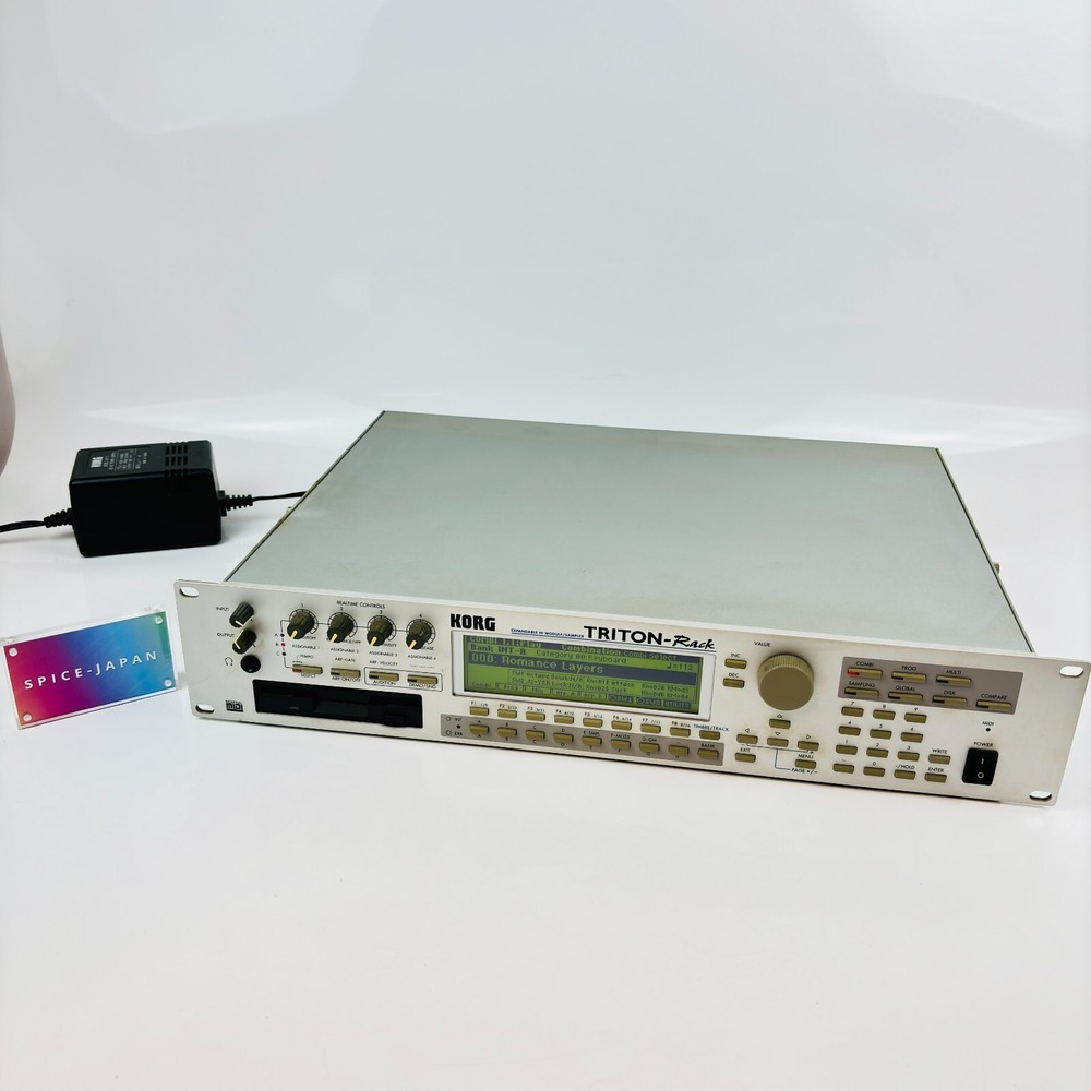 KORG TRITON RACK SYNTHESIZER sound source module multitimbral Tested