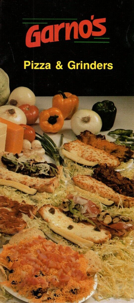Menu Garno's Pizza & Grinders