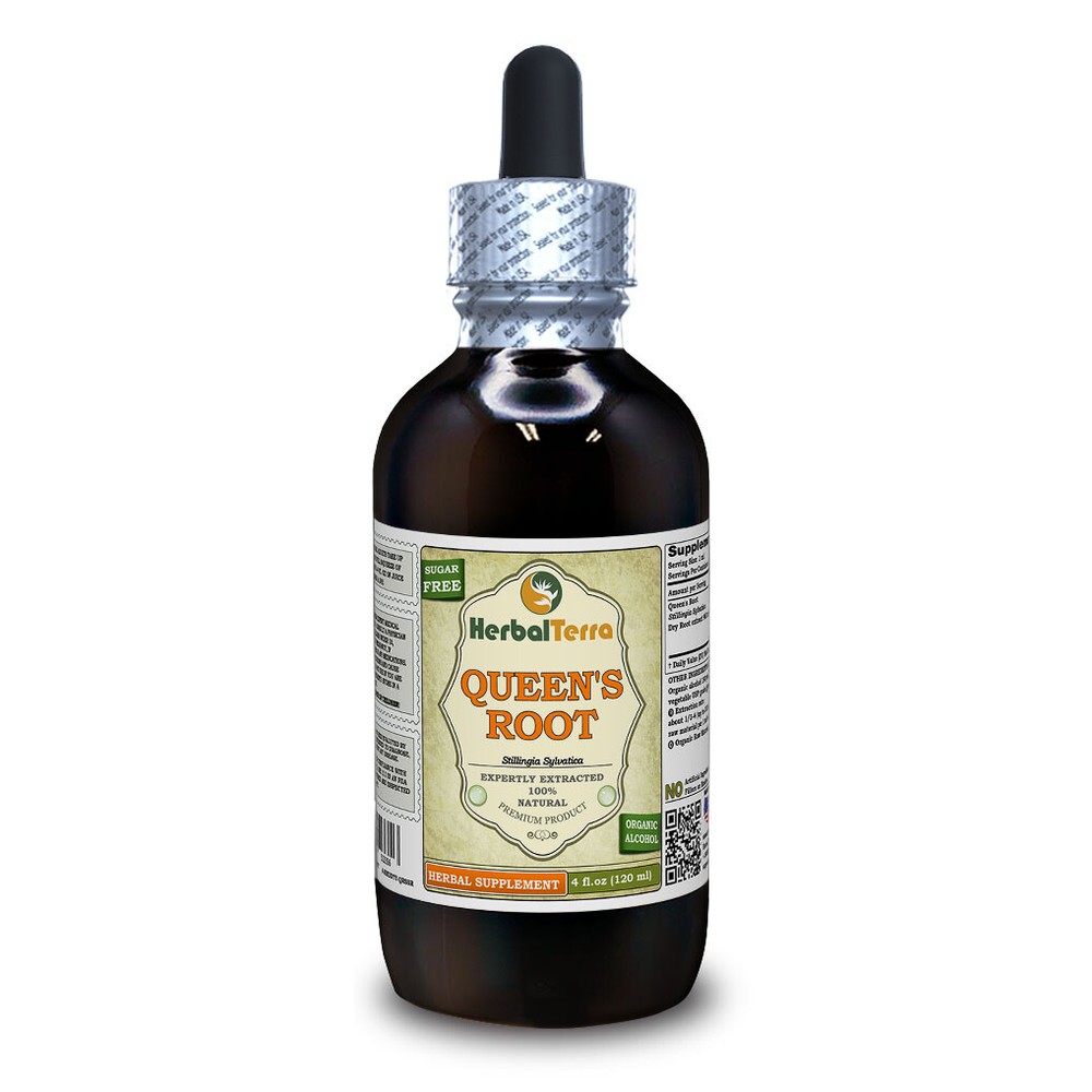 Queen's Root (Stillingia Sylvatica) Tincture Dried Root Liquid Extract