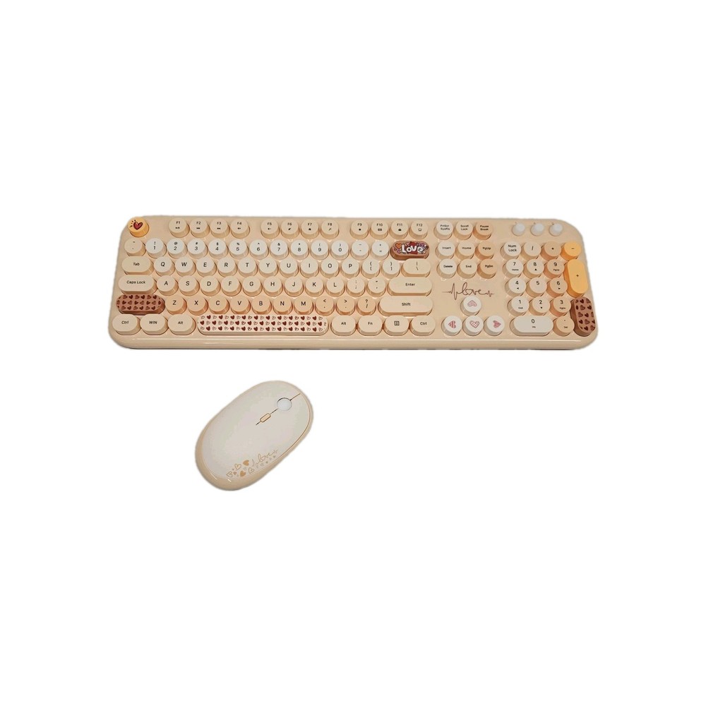 Lovely Wireless Keyboard And Mouse Combo Set