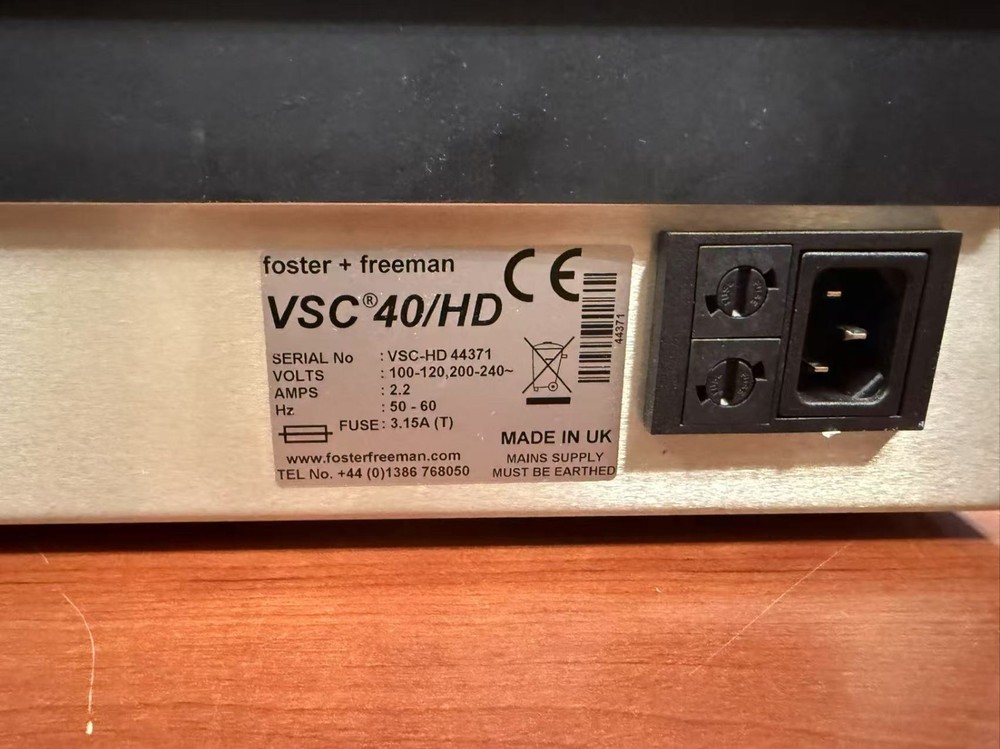 Foster + Freeman VSC 40/HD Forensic Counterfeit Document Examination Device