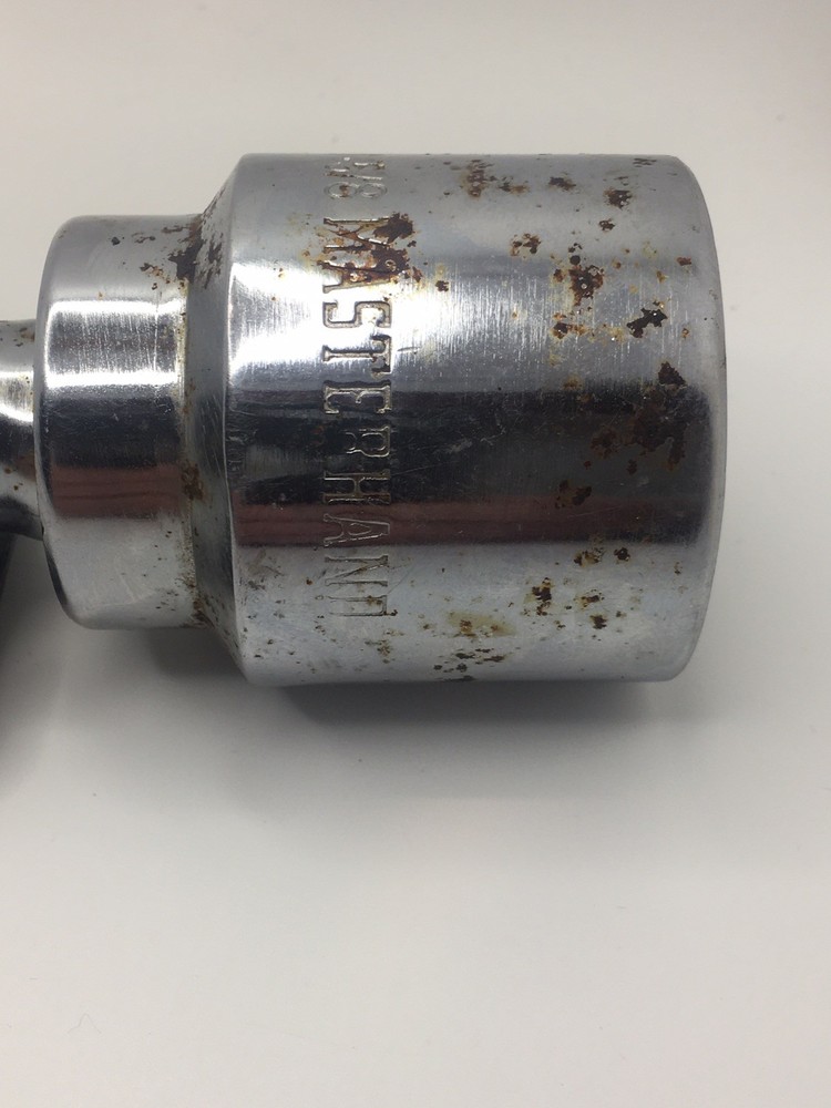 MASTERHAND 1-5/8” Socket 6pt Long Shaft Orig Packaging Some Surface Rust