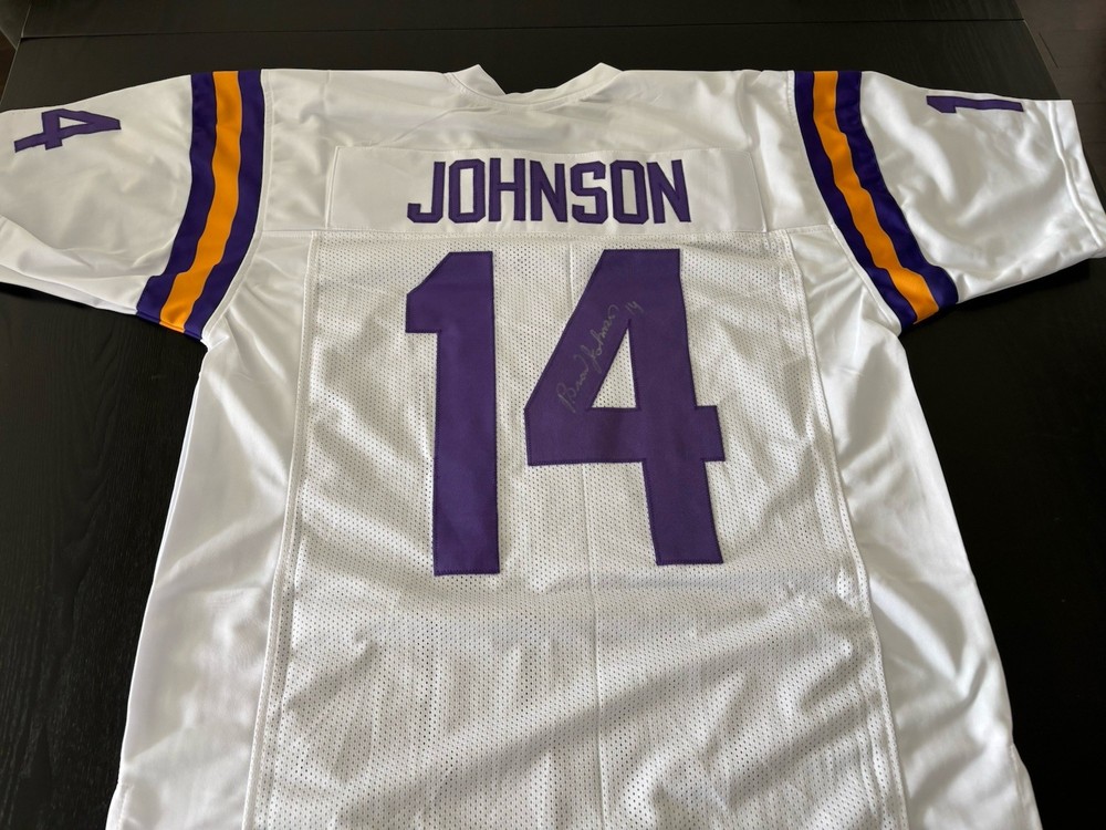 Vikings Brad Johnson signed Jersey W/COA
