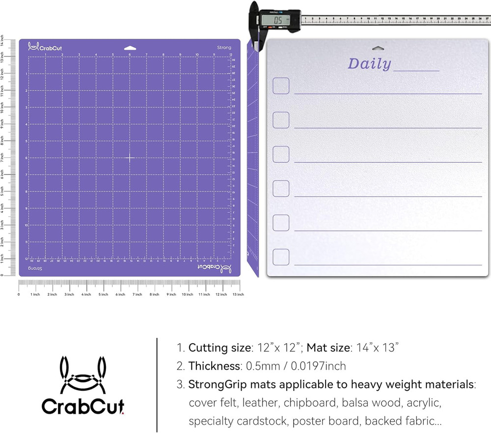 Cutting Mats for Cricut Maker 4/Explore 4/Maker 3/Explore 3/Explore Air 2 12x...