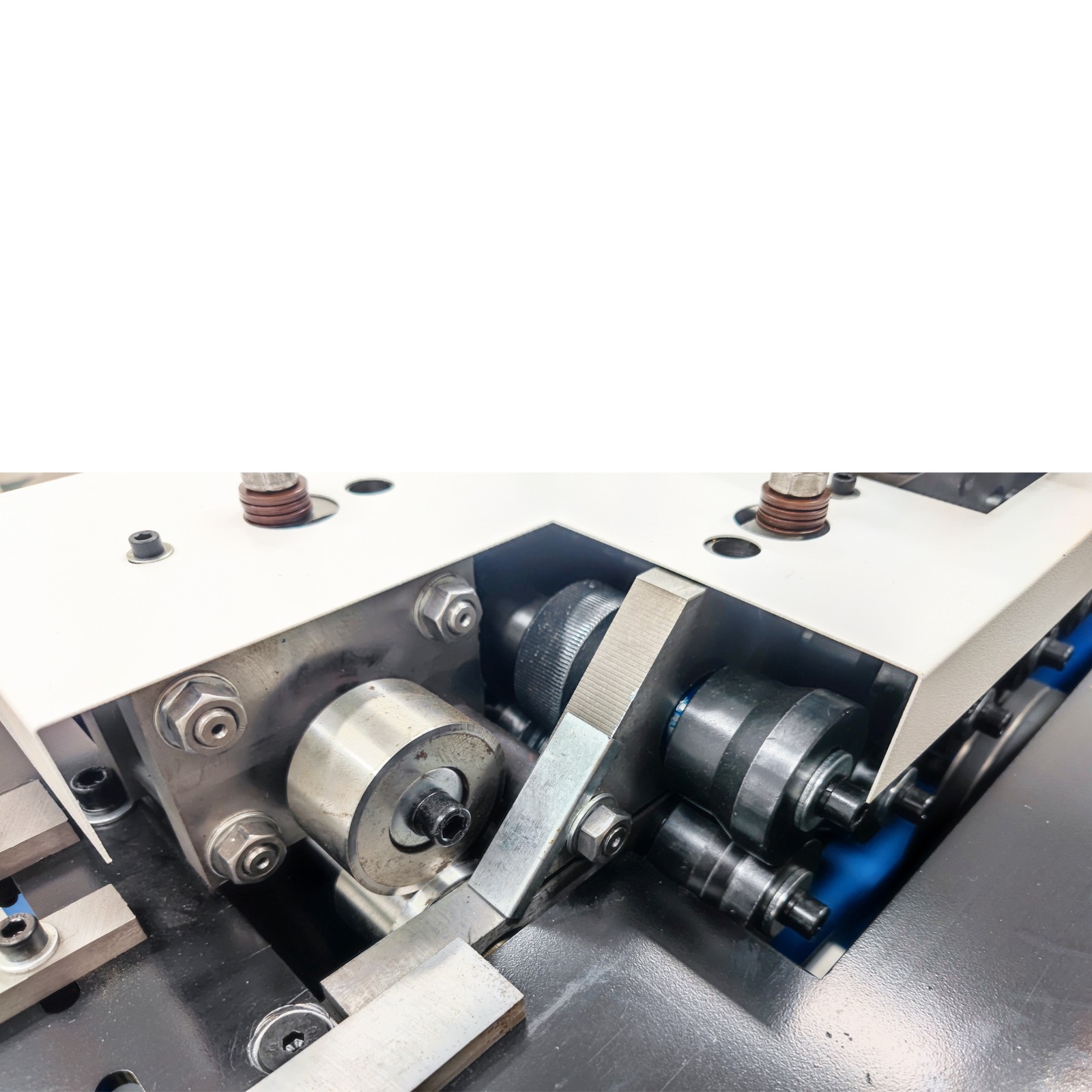 220V Seam Lock Forming Machine C-drive-locking and Radial Hem Seam 7 Shapes