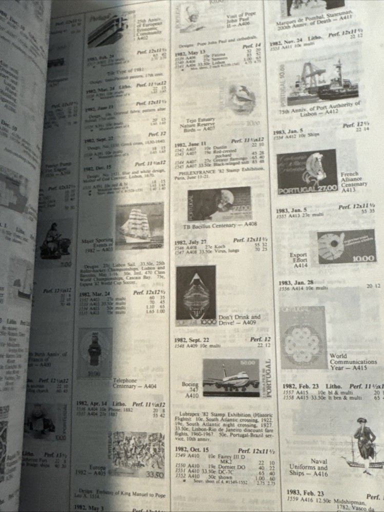 1991 Scott Standard Postage Stamp Catalogue Volume 1 Used