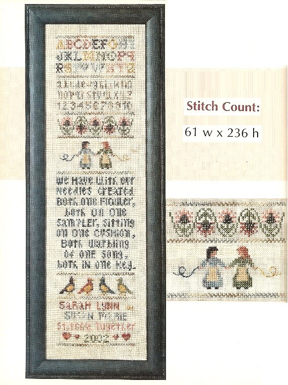STITCHED TOGETHER   -  CROSS STITCH PATTERN ONLY HM - SYP