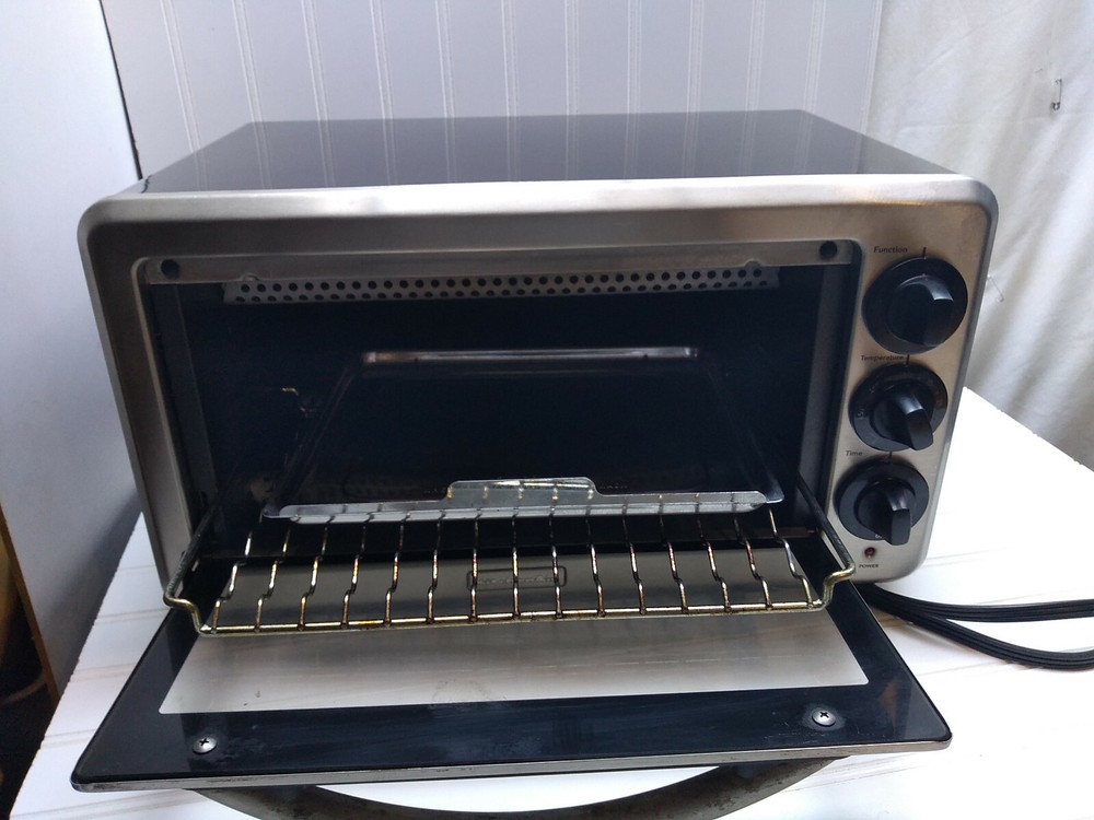 KitchenAid counter top Toaster Oven Bake Broil Toast Keep Warm Timer