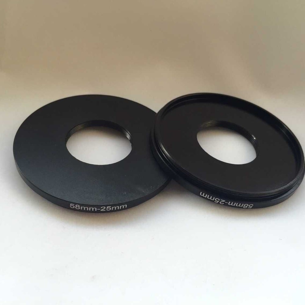 Nikon CFI M25 microscope objective to M58 58mm filter adapter