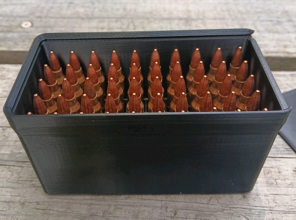 Stackable 5.56 / 2.23 Ammo Storage Case - Holds 50 Rounds