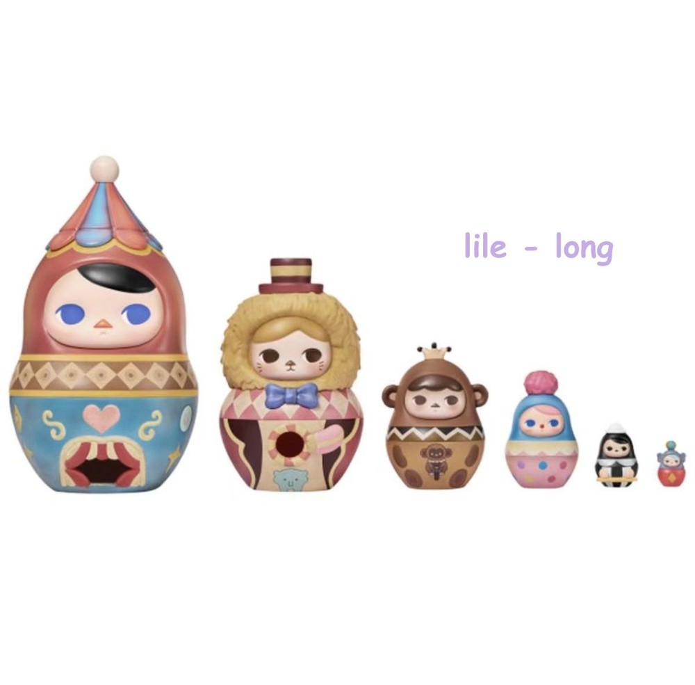 Authentic POPMART Pucky Stacking Doll Set Toy Rare Figure Sealed Gift Merch