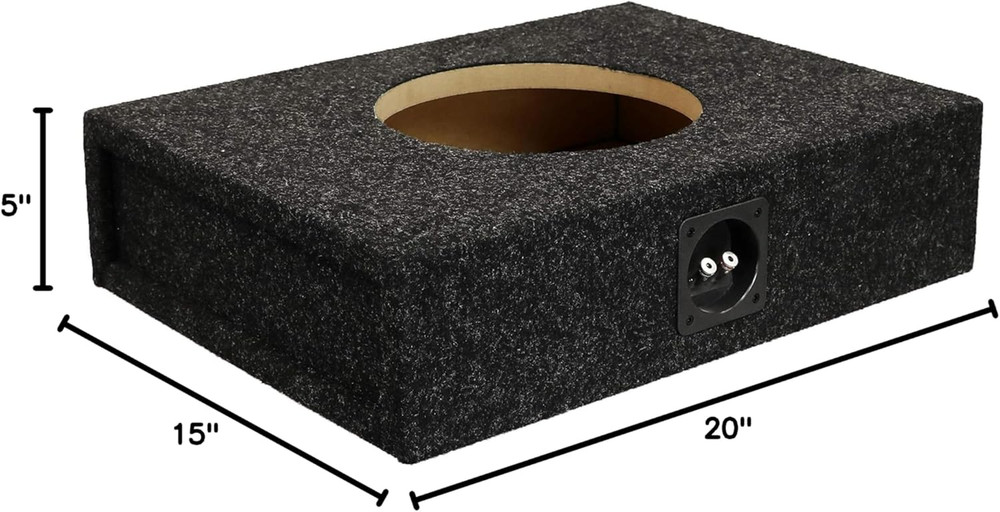 Bbox 10" Single Sealed / Shallow Mount Subwoofer Enclosure Boxes & Enclosures -