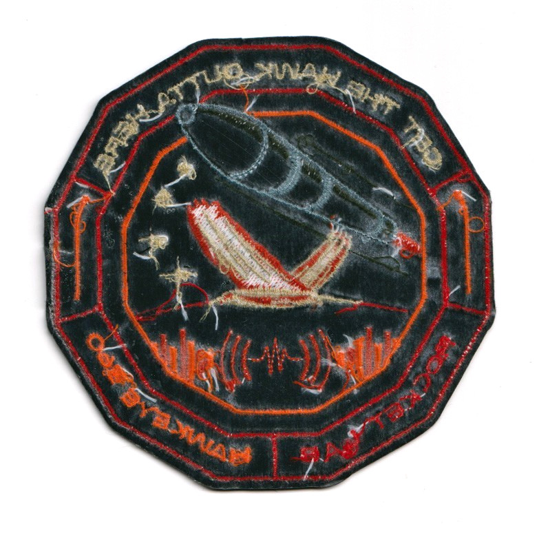 Authentic ROCKET LAB 65 'Get The Hawk Outta Here' SATELLITE Mission PATCH