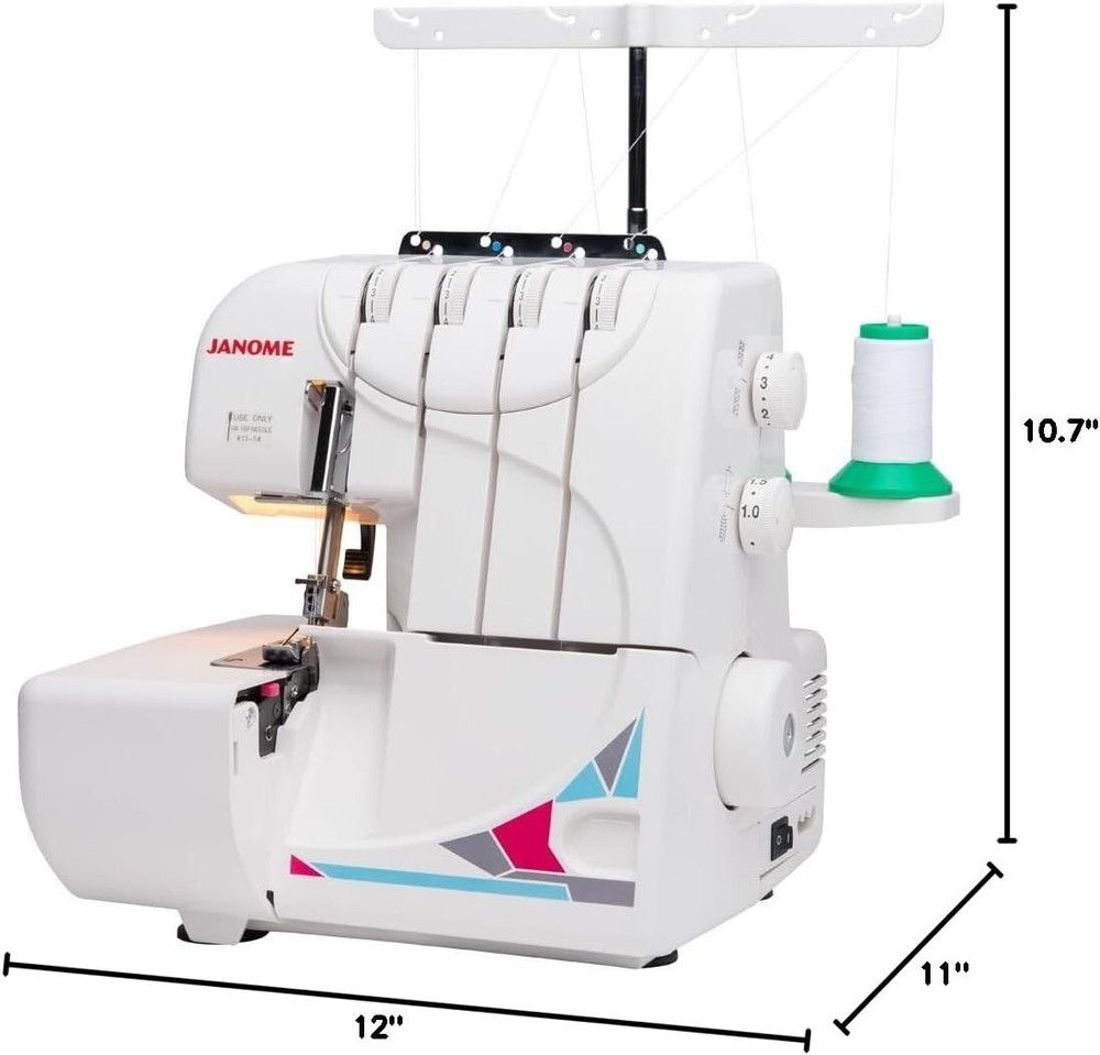 MOD-8933 Serger with Lay-In Threading, 3 and 4 Thread Convertible with Different