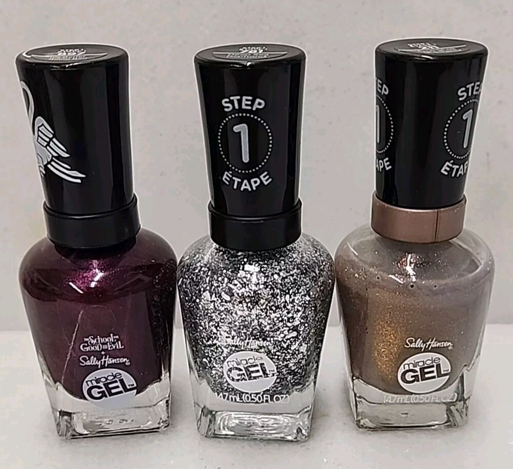 Bundle Of Sally Hansen Miracle Gel Step 1.