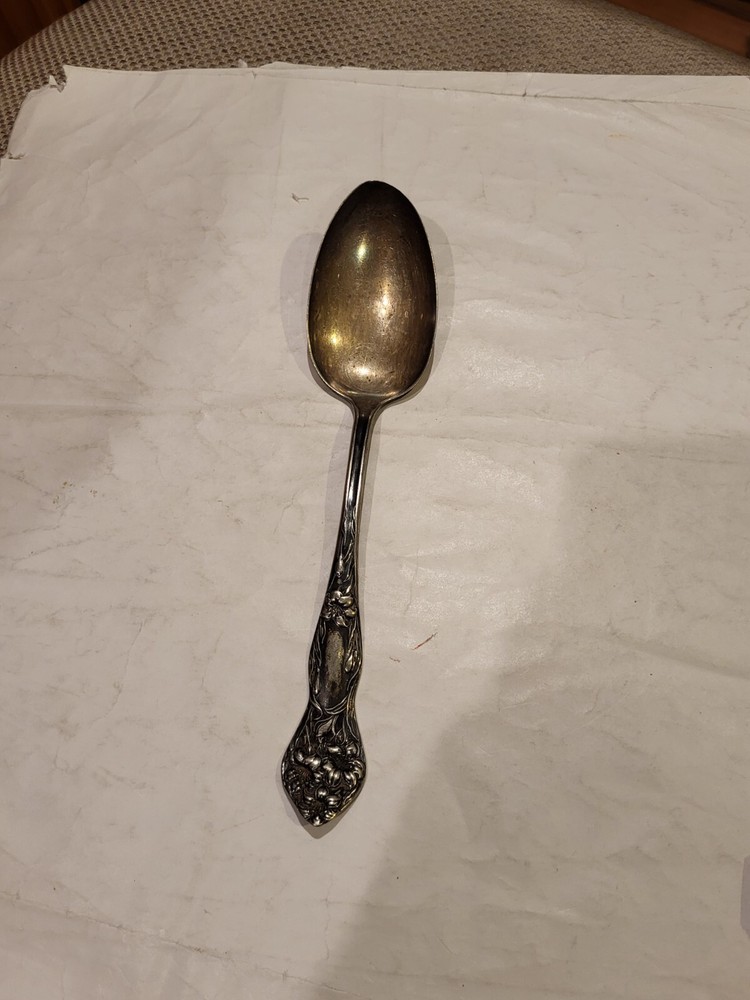 8-inch Stratford Silver Co. AX2 spoon, 1907