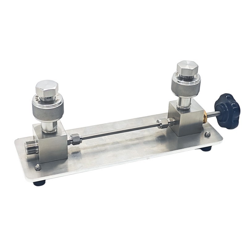 2 Interface air Pressure Calibrator 25MPa Pressure Table Expansion Eixture Press