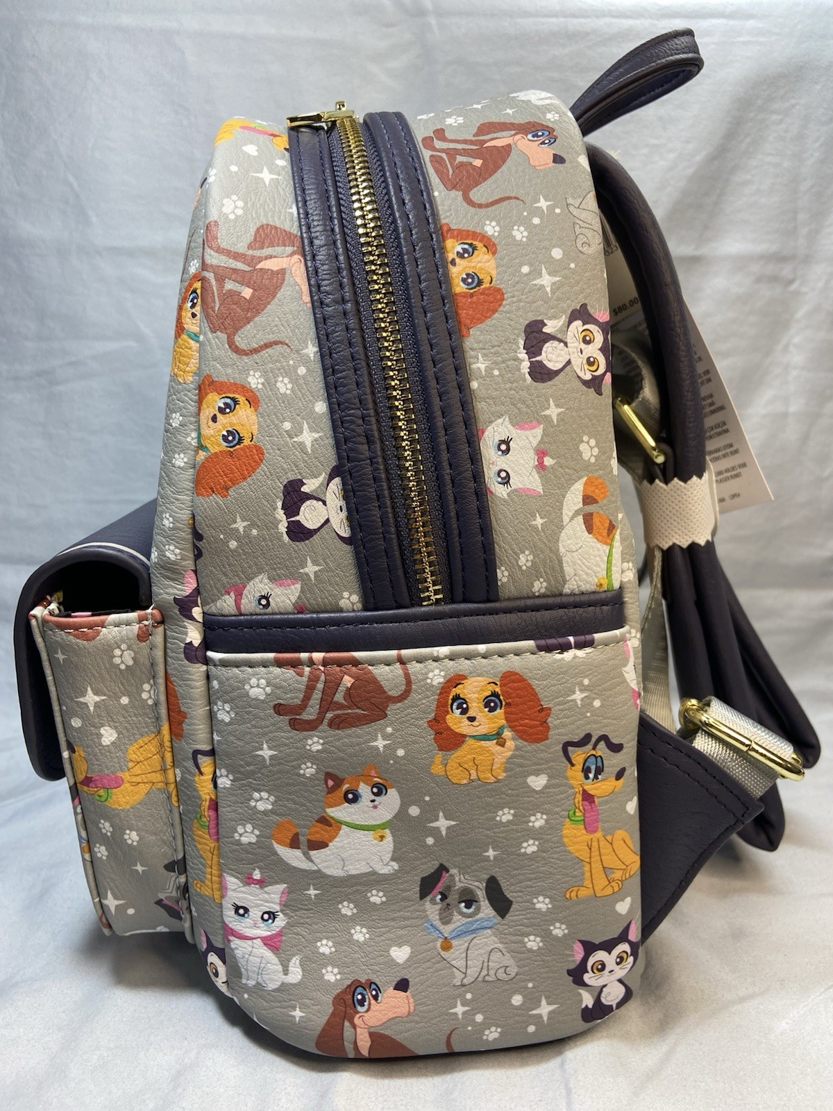 Disney Parks Loungefly 2025 @Pets” Cats, Dogs, Pluto, Marie Loungefly Backpack