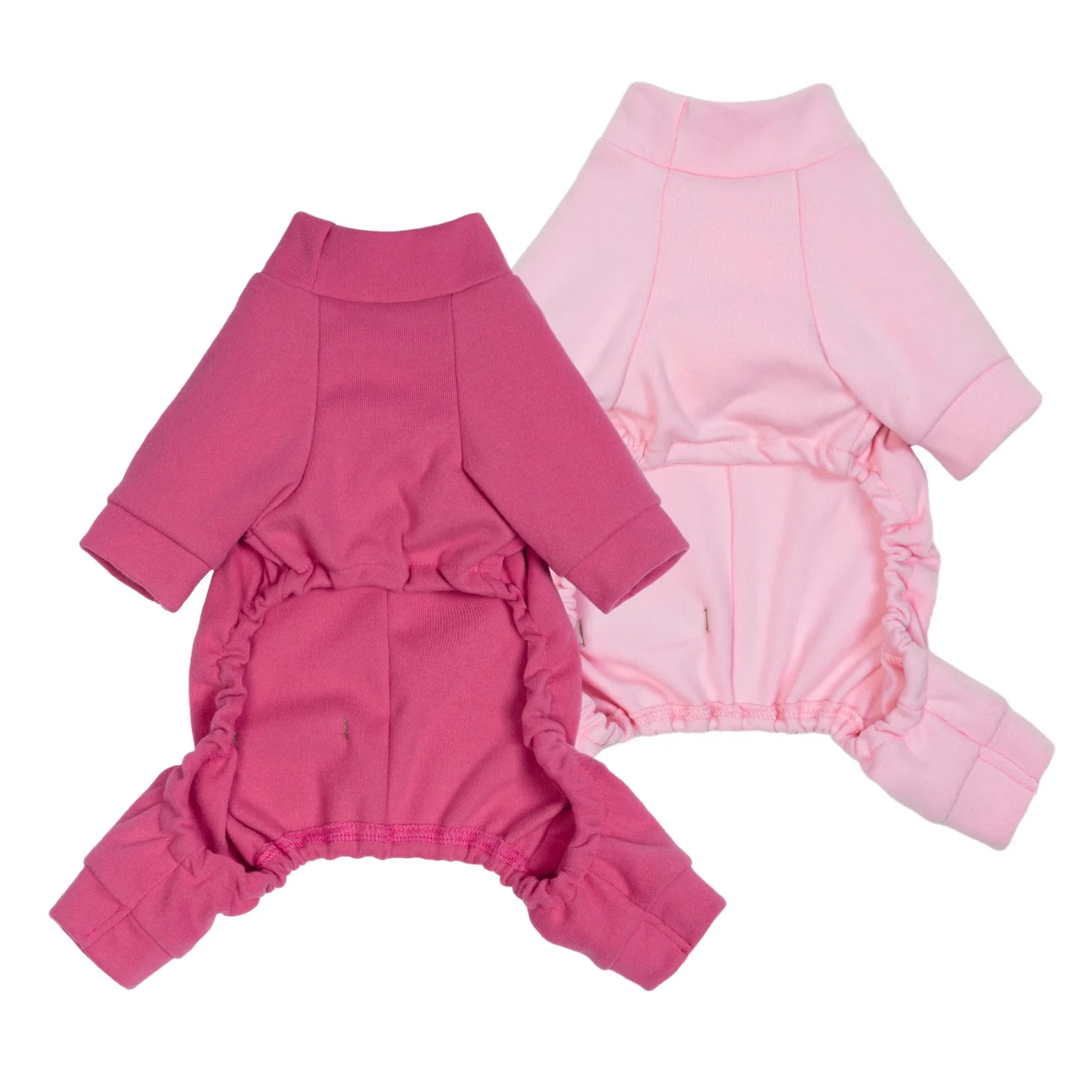 Pack of 2 FitWarm Pink Thermal Dog Pajamas Sleepwear Pink & Rose Size XS-L NEW