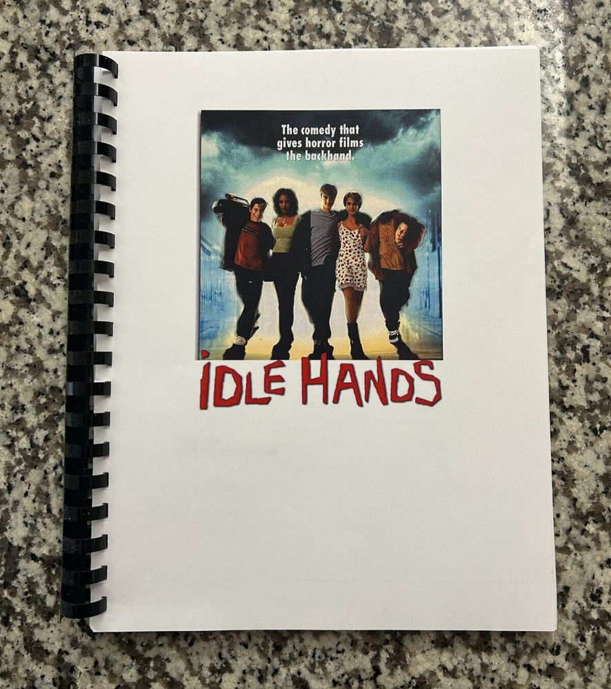 Idle Hands Horror Movie Script Reprint Full Screenplay Script