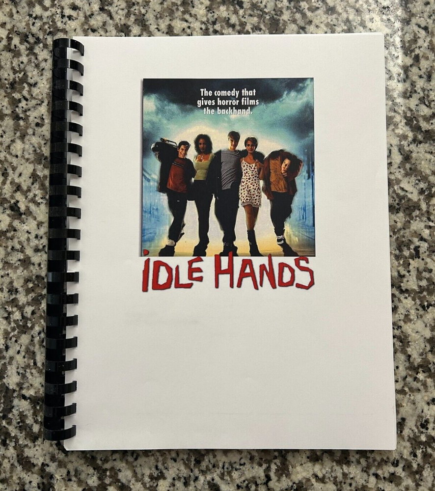 Idle Hands Horror Movie Script Reprint Full Screenplay Script
