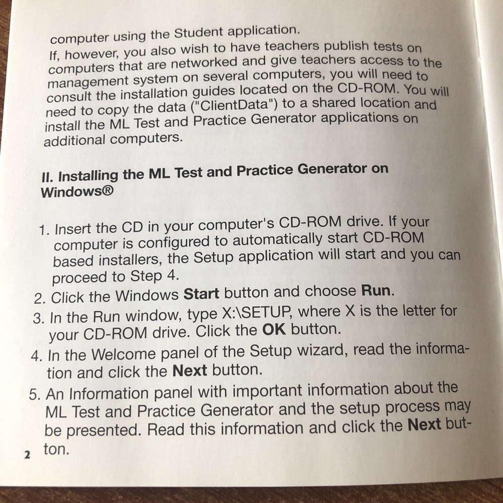 McDougal Littell Test & Practice Generator Math Thematics Book 2 CD-ROM