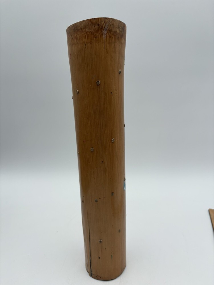 Vintage Hand Painted Bamboo 12” Rain Stick