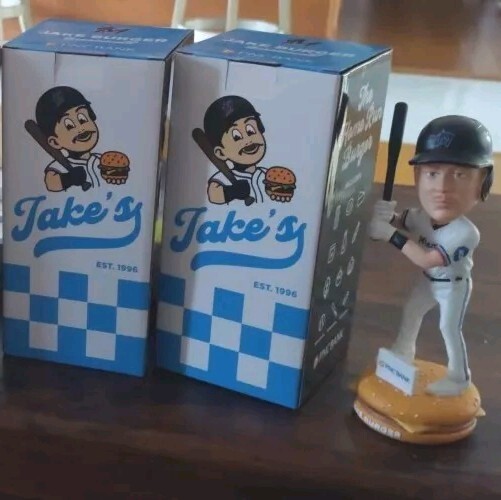 Jake Burger Bobblehead Stadium Give Away Never Opened
