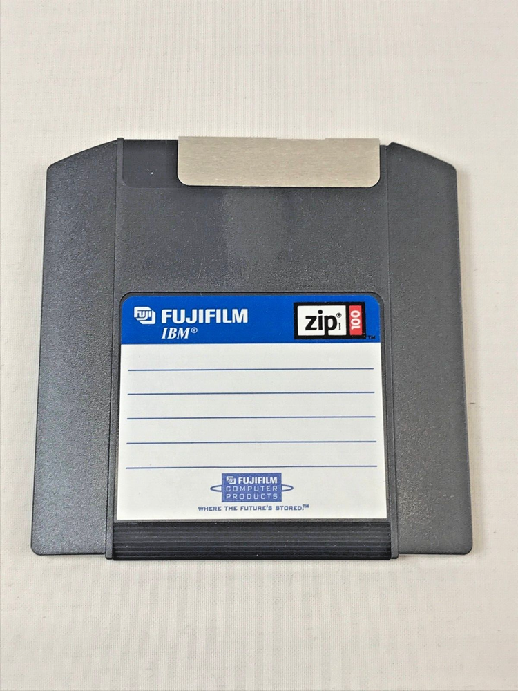 FUJIFILM Zip IBM Formatted 100MB Disk Zip100 Storage
