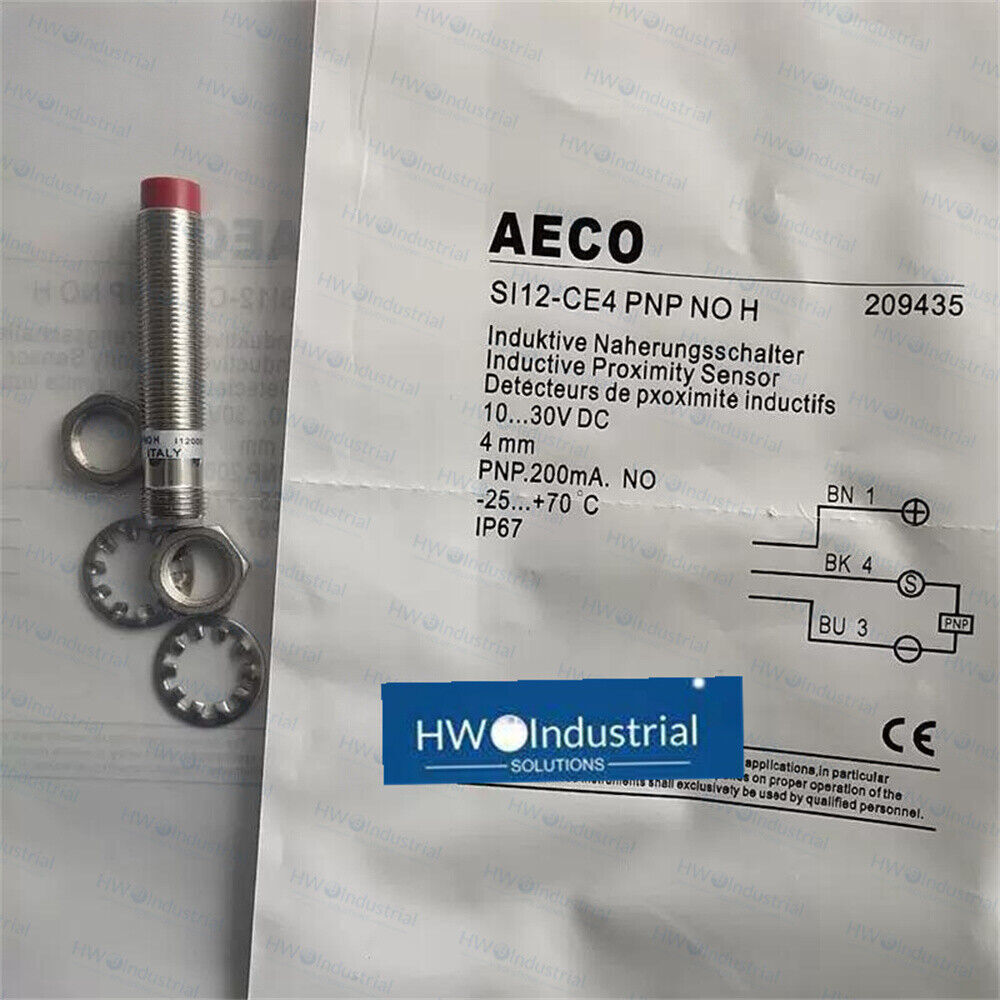 1/piece SI12-CE4 PNP NO H Sensor for AE-CO Inductive Proximity Switch NEW