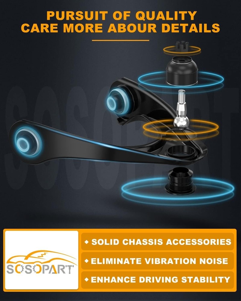 Complete 15pc Front Suspension Replacement Kit for Chevy/GMC Vehicles - Durable