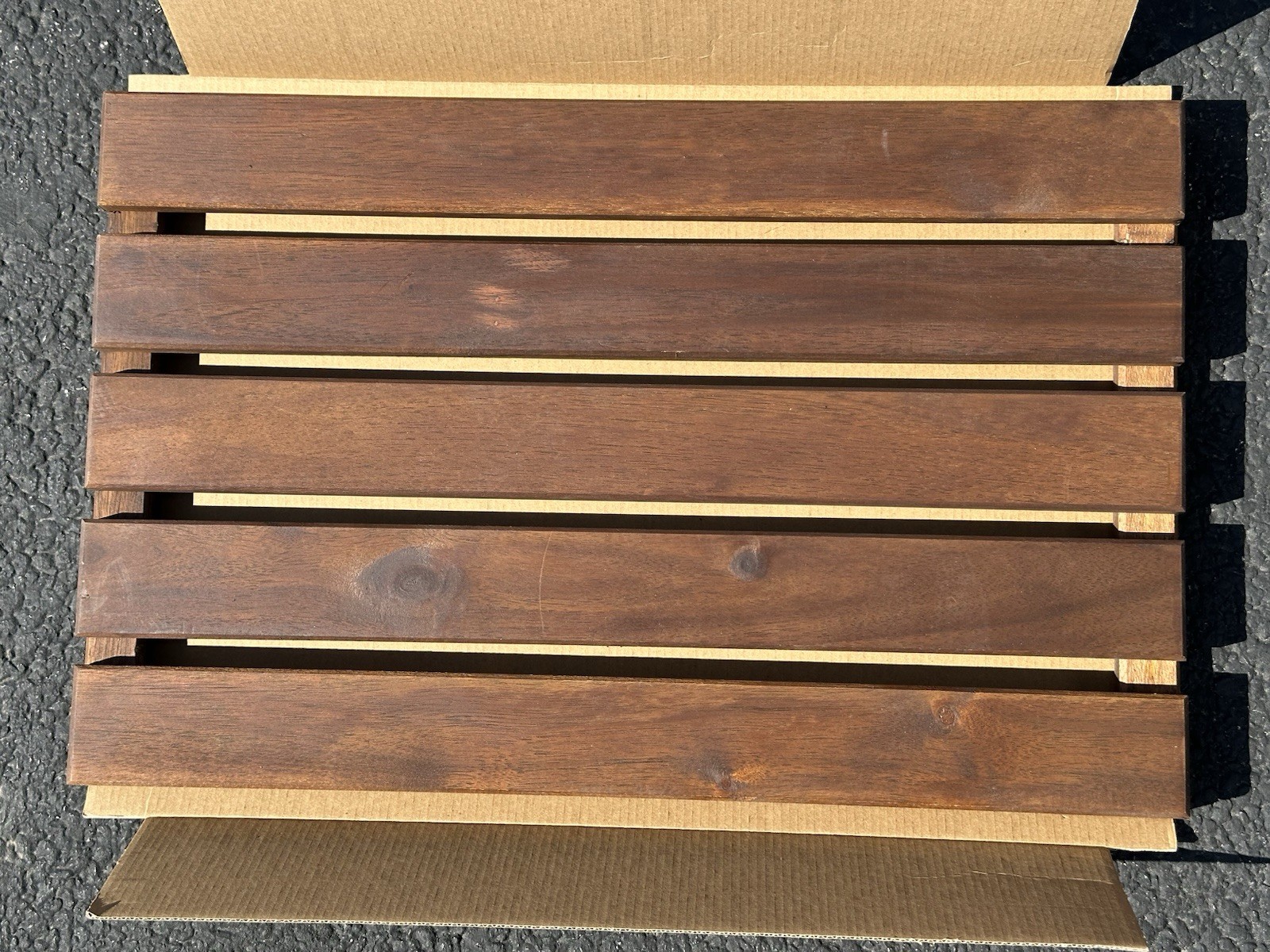 Ikea TORDH Shelf Outdoor Brown Stained 19 5/8" x 12 5/8" 804.575.33