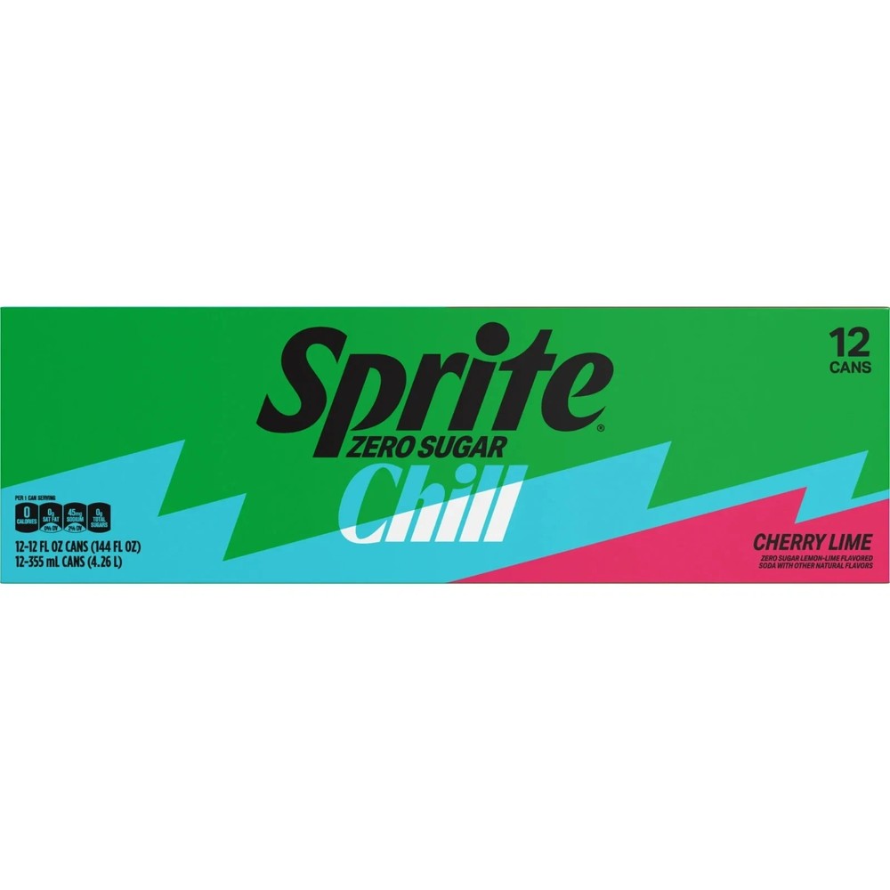 Sprite® Cherry Lime Zero Sugar Soda Cans 12-Pack