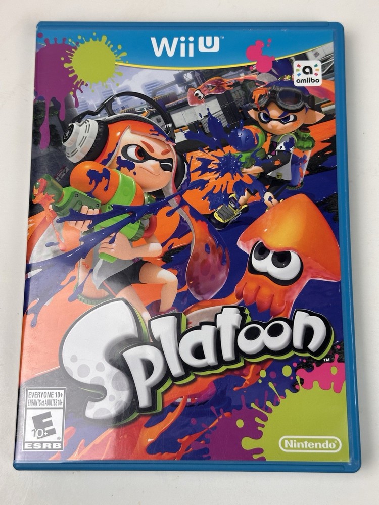 ❌CASE ONLY Splatoon Wii Case + Insert