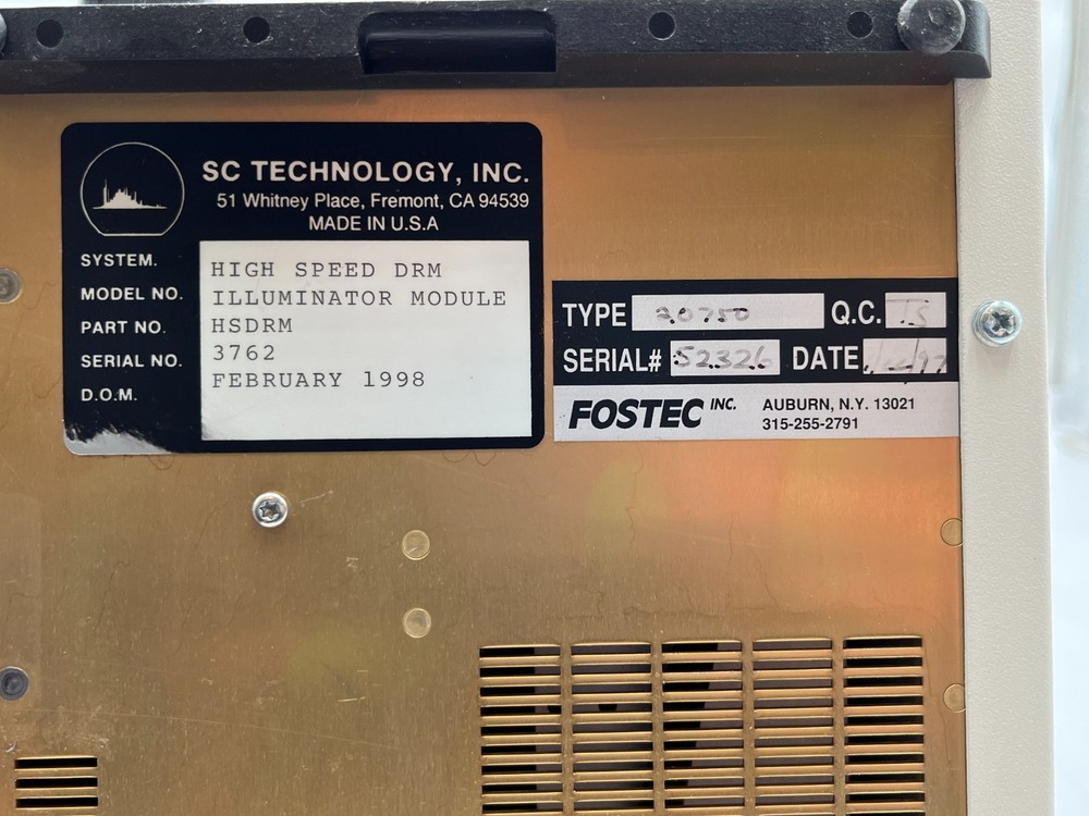 Fostec DCR Fiber Optic Illuminator / Light Source Controller