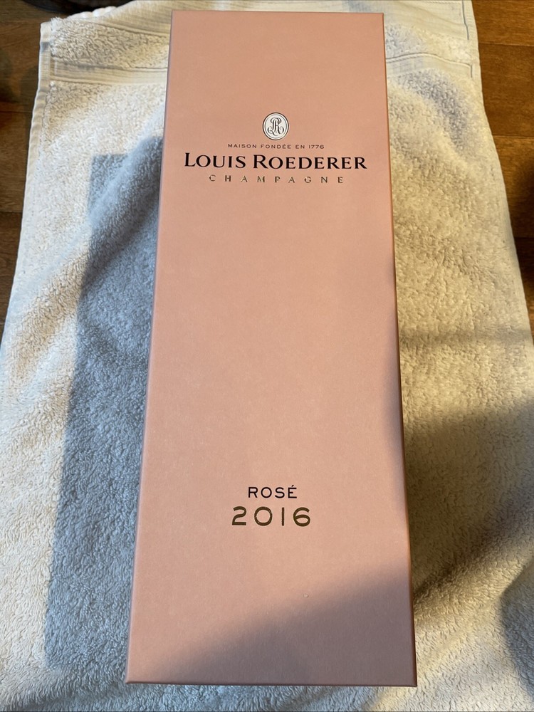 EMPTY BOTTLE Louis Roederer Rose Champagne with Box