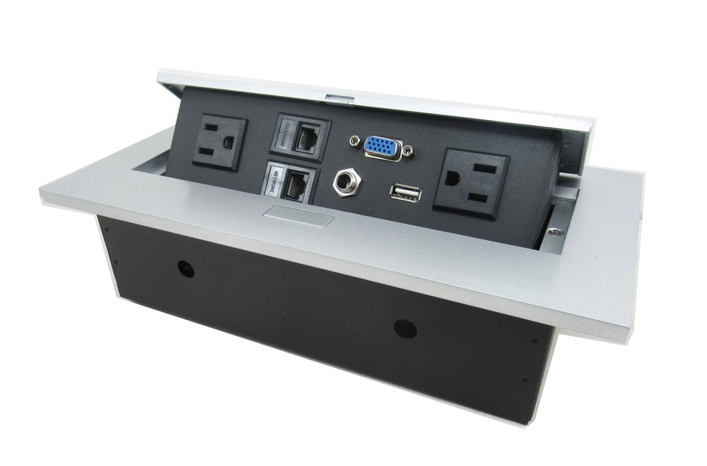 CABLE OUTLETS / WIRE MANAGEMENT ASSEMBLY BOX for Office DESK/TABLE/Workstation