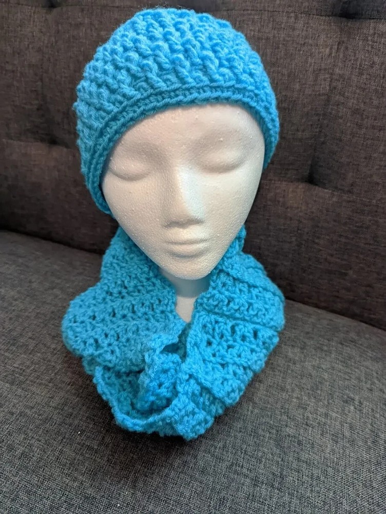 crochet cowl & ear muff