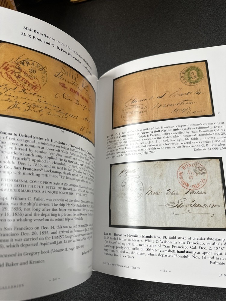 Hawaiian Postal History From The Steven C. Walsed Collection
