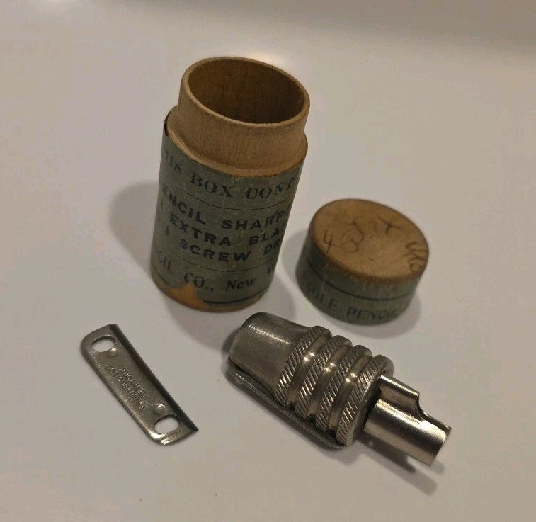 Antique Vintage EAGLE Pencil Co. NY 604 New Old Stock Missing Screwdriver Rare