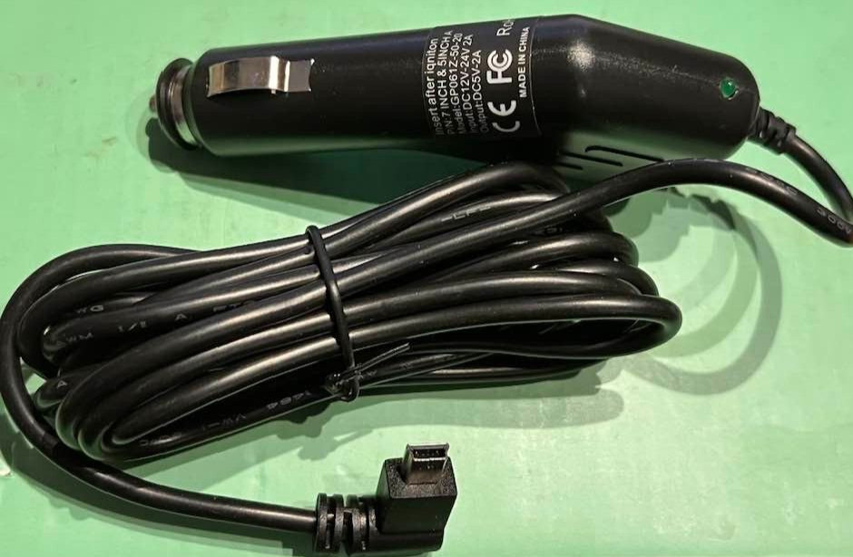 ORIGINAL RAND MCNALLY CAR CHARGER 8' 5V 2A FOR TND 520 530 720 730 TRUCK GPS