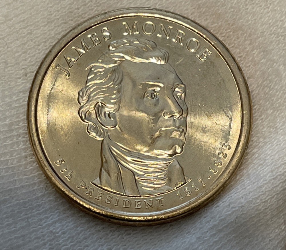 2008 “D” James Monroe Presidential $1 Dollar Uncirculated !!!!
