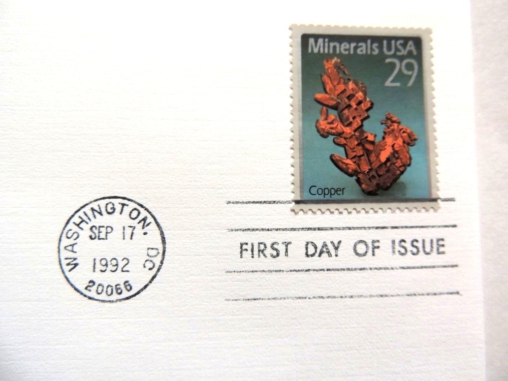 September 17th, 1992 "Copper" First Day Issue