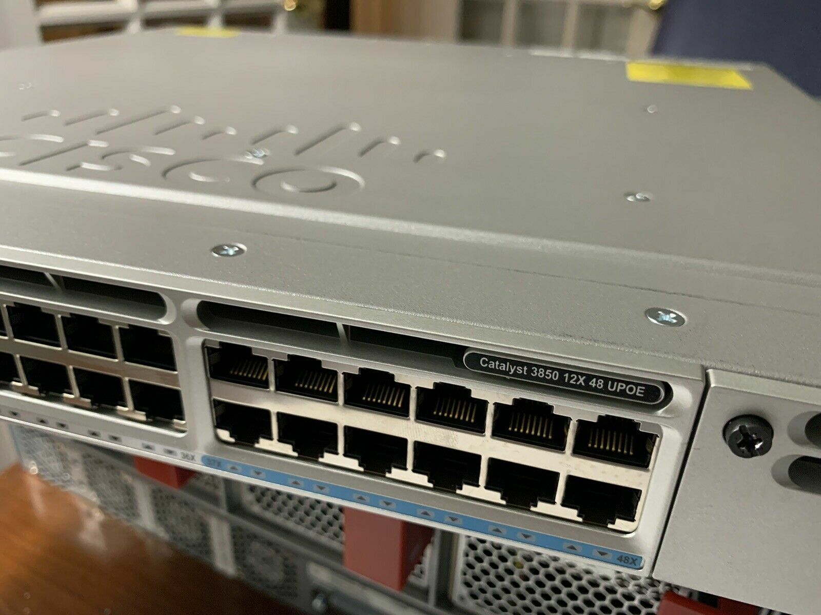 Cisco  WS-C3850-12X48U-S Switch 48 Port Gigabit PoE+ 1100W Single Pwr Supply