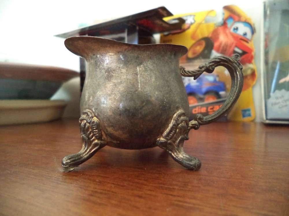 Vintage VICTORIAN Silverplated Creamer