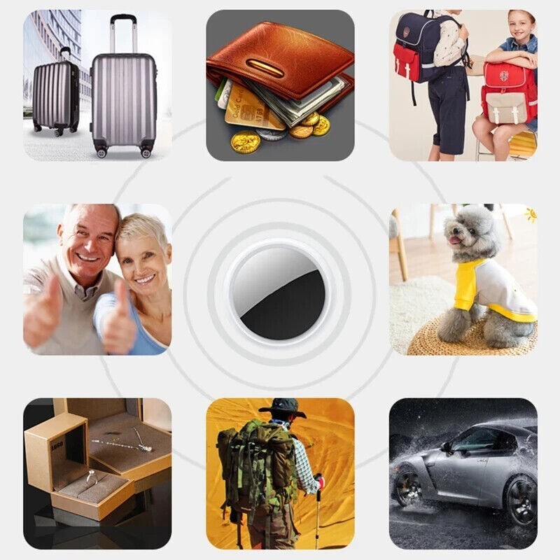 5 PACK Smart Air Tag GPS Bluetooth Tracking for Keys/kids IOS & Android