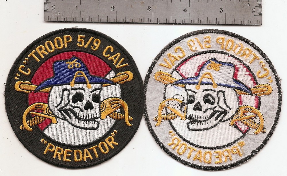 #179  US ARMY C TROOP 5-9 CAVALRY PATCH "PREDATOR"