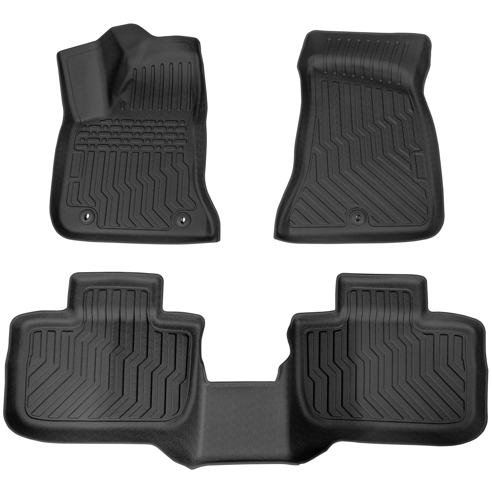 Floor Mats For 2011-23 Dodge Charger RWD/Chrysler 300 RWD Liner Front & Rear
