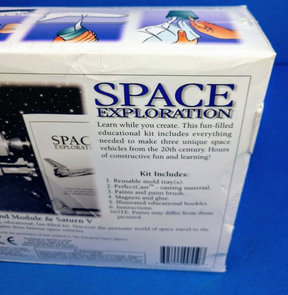 Eyewitness Kits SPACE EXPLORATION Casting Kit: Shuttle, Command Module, Saturn V